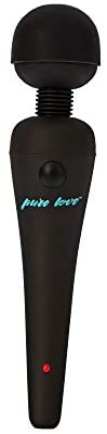 Pure Love Massage Wand, Personal Vibrator, Full Body Massager, Rechargeable and Waterproof, Handheld, Cordless - Powerful PowerBullet Motor