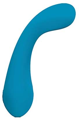 Pure Love New Squeeze-Control G-Spot Curve Vibrator, Rechargeable and Waterproof Massage Wand, Memory Function, Adult Sex Toy, Teal Color